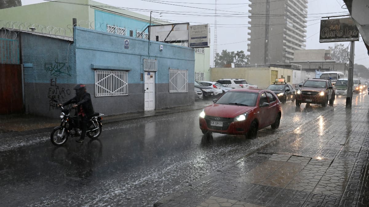 Lluvias y tormentas eléctricas continuarán hasta el jueves en cinco regiones de Chile