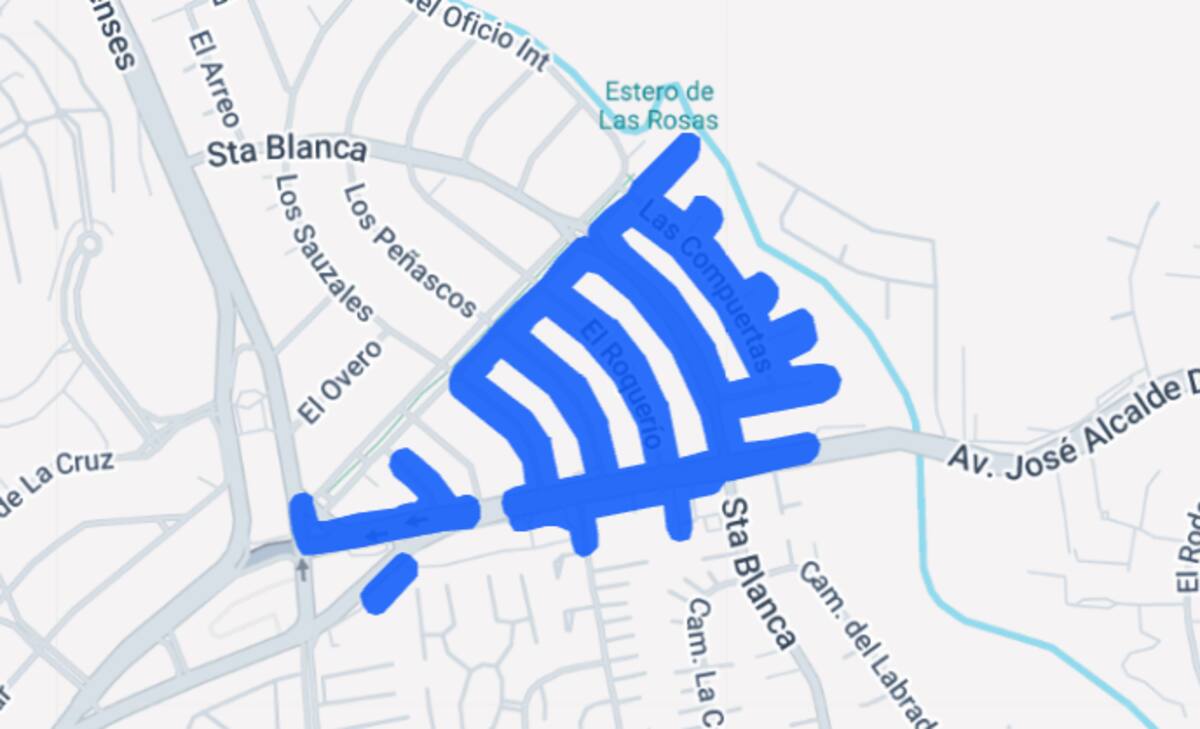 Esta zona de la comuna tendrá corte de luz hasta las 15:30 horas del domingo. Foto: Enel.