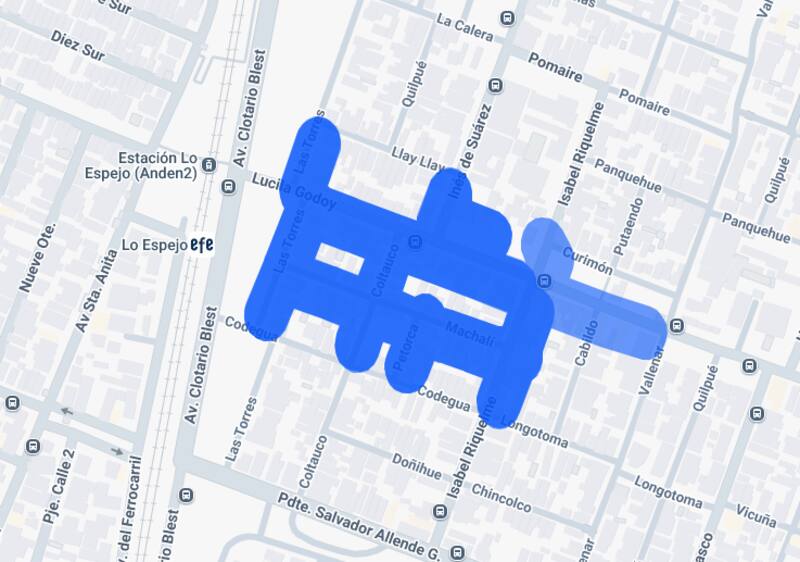 Este sector tendrá corte de luz programado.