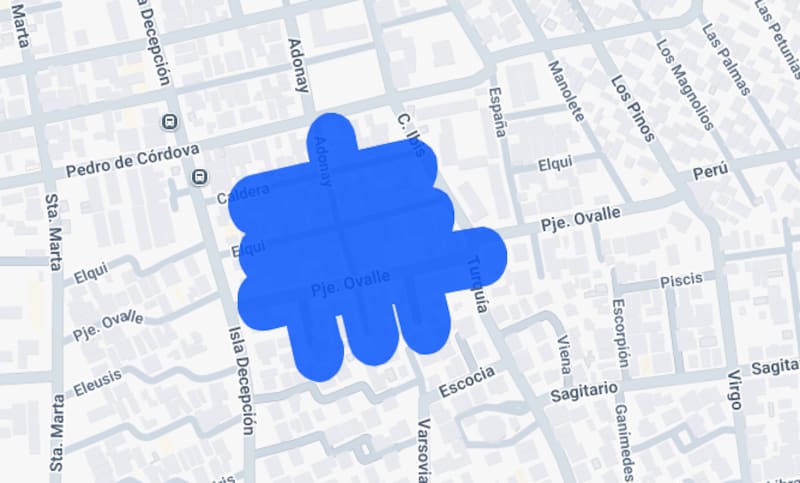 Esta zona se verá afectada por corte de luz. Créditos: Enel.