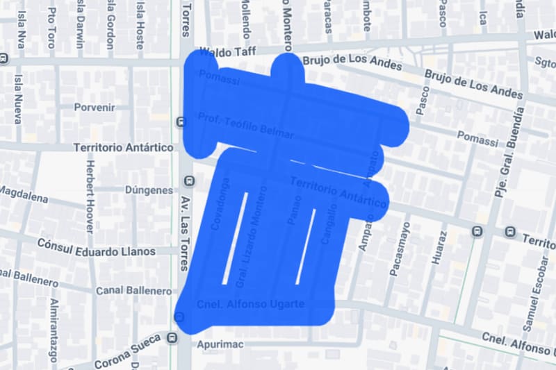 La comuna también tendrá cortes de luz este viernes. Créditos: Enel.