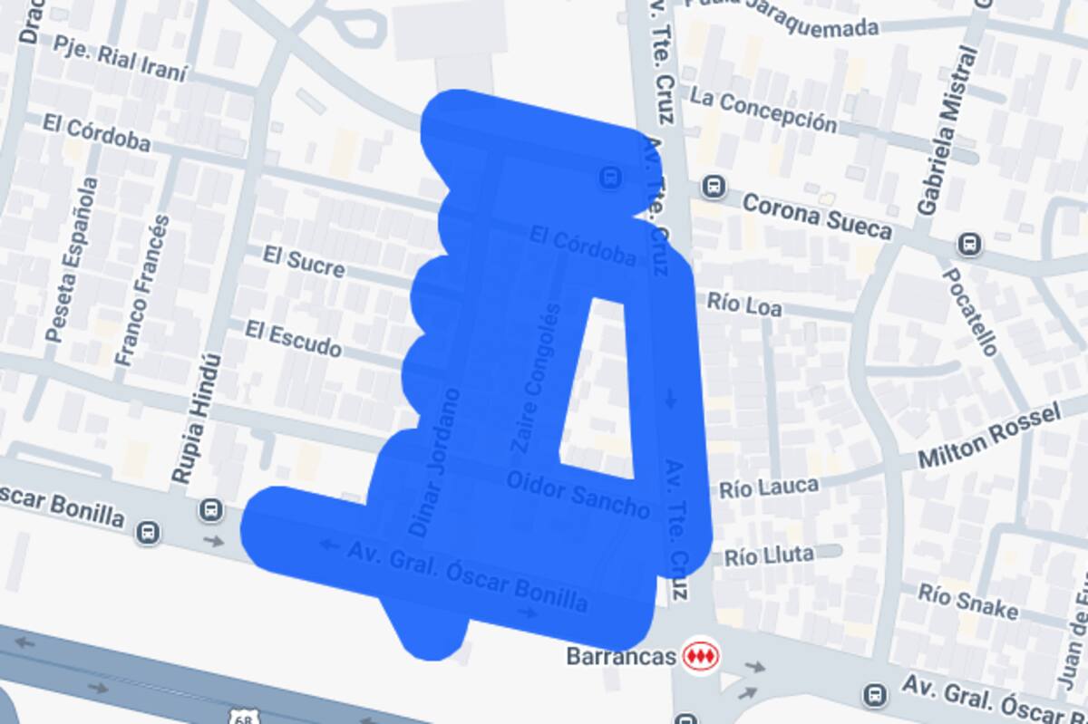 Esta zona tendrá corte de luz este miércoles.