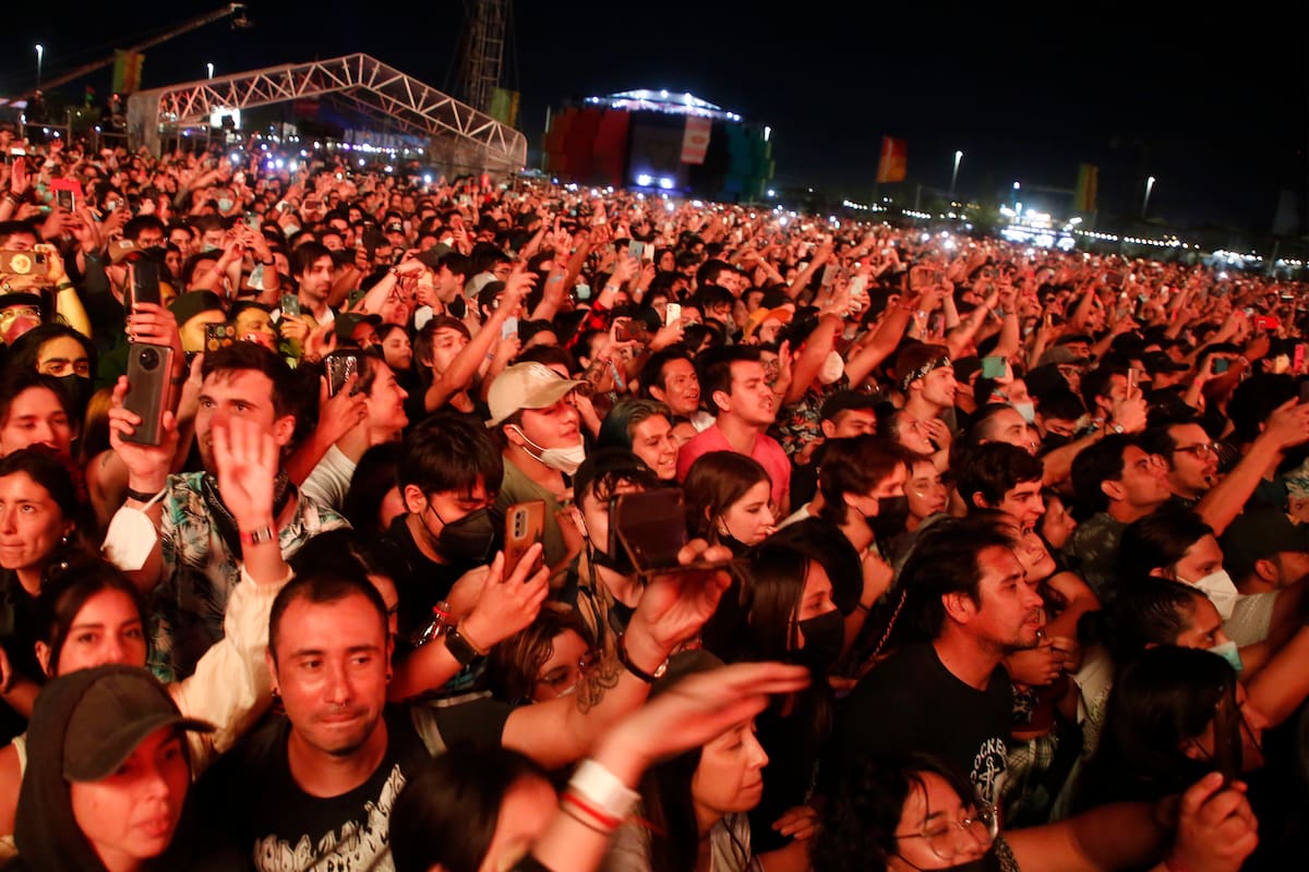 Santiago, 19 marzo 2022.
Festival Lollapalooza 2022 que se desarrolla por tres días en el Parque Cerillos.
Javier Salvo/Aton Chile
