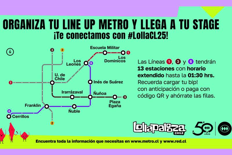 Extensión horaria el Metro de Santiago