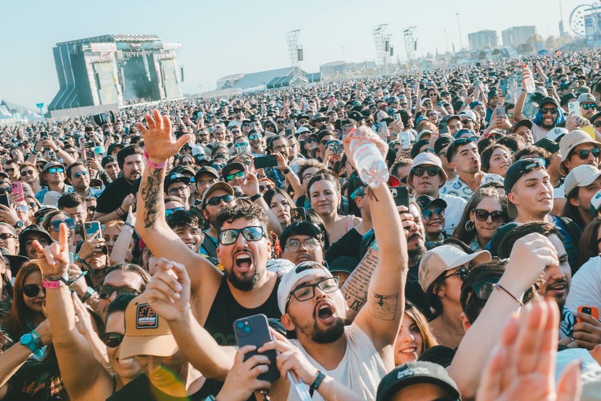 relevó los horarios de las bandas.