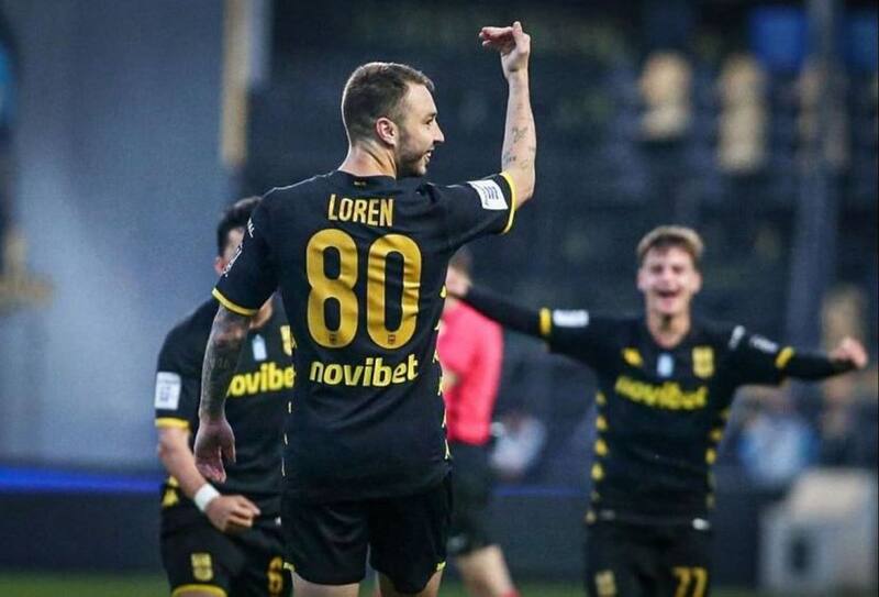 El ariete ahora es figura en la liga de Grecia. (Foto: @lorenmg16/Instagram)