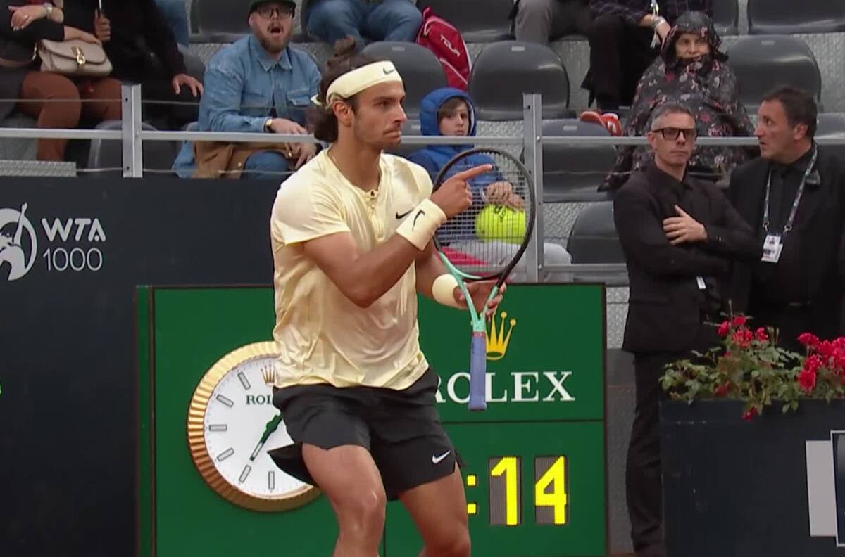 VIDEO | Musetti le adivinó la triquiñuela a Tiafoe y lo dejó en ridículo en el Masters 1000 de Roma