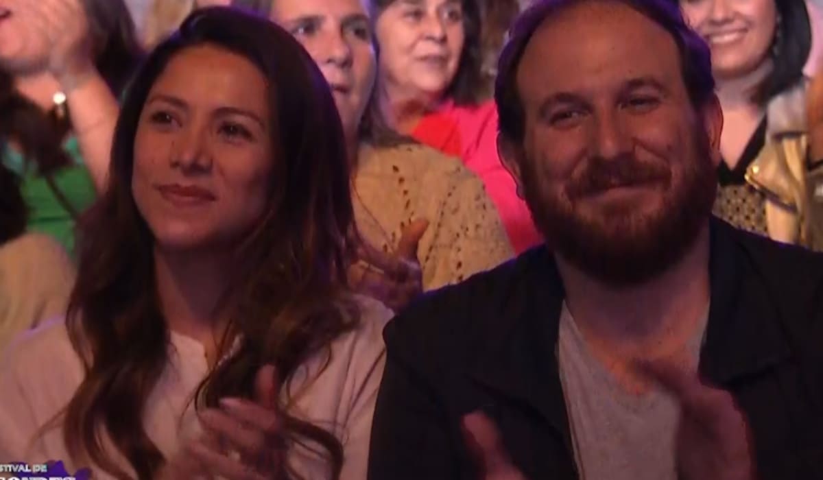 apoyó la candidatura de su pareja, Max Luksic.