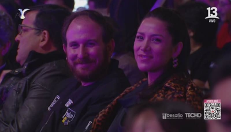 Loreto Aravena y Max Luksic en el Festival de Viña 2024.