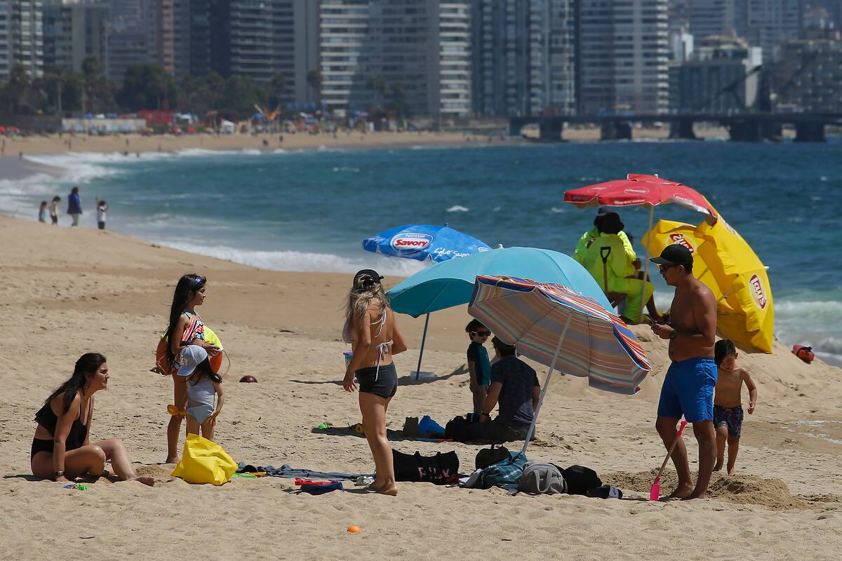 Playa Los Cañones de Viña del Mar. Créditos: ATON