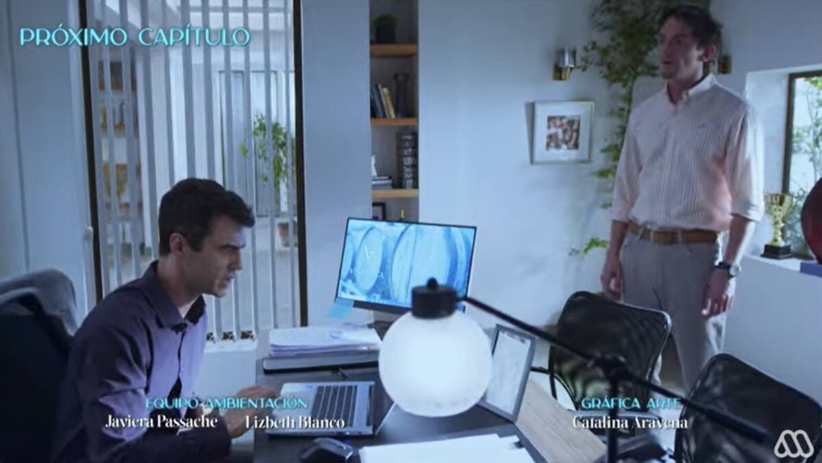 En la ficción de Mega, Samuel emplazará a Juan Pablo. Créditos: Captura Mega