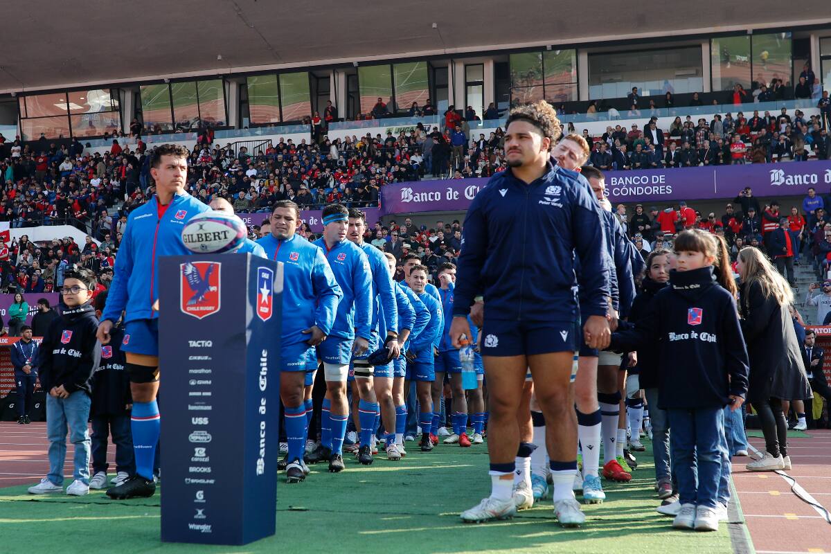 recibieron a la sexta mejor selección de rugby del mundo, Escocia, en el Estadio Nacional (Foto: Aton)
