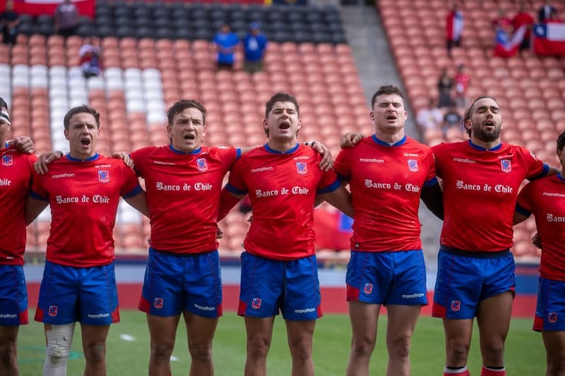 buscan su clasificación al Mundial de Rugby. Foto: Team Chile