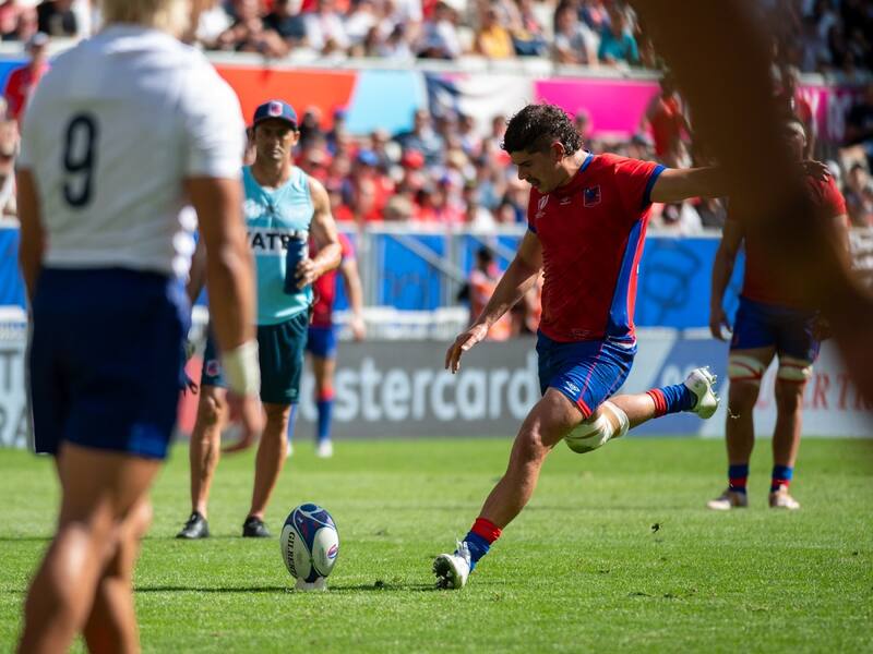 Chile vs Samoa en el Mundial de Rugby