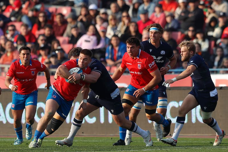 Chile enfrentó a Escocia el año pasado en el Estadio Nacional.