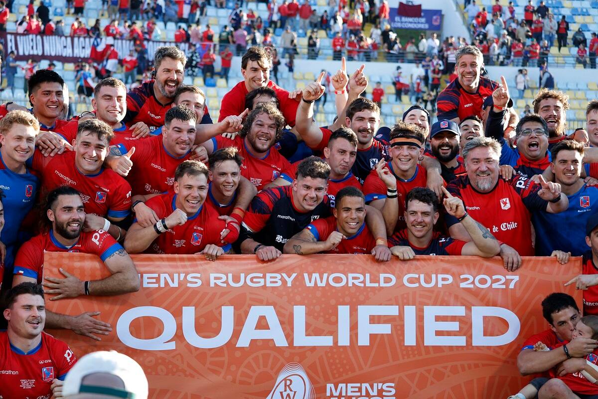 Chile clasificó a su segundo Mundial de Rugby consecutivo. Agencia Aton