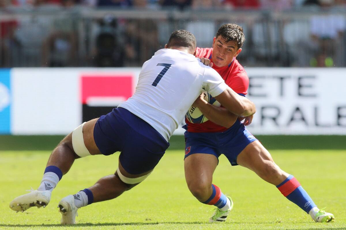 Chile se juega ante Samoa su clasificación al Mundial de Rugby de Francia. Agencia Aton