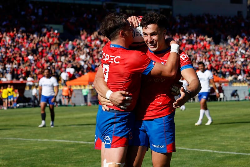 Los Cóndores, la Selección Chilena de Rugby clasificó al Mundial. Agencia Aton