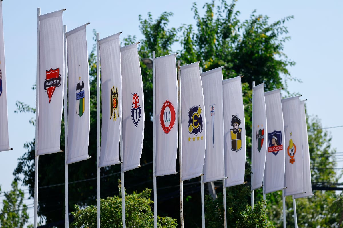 algunos equipos de Primera División del fútbol chileno.