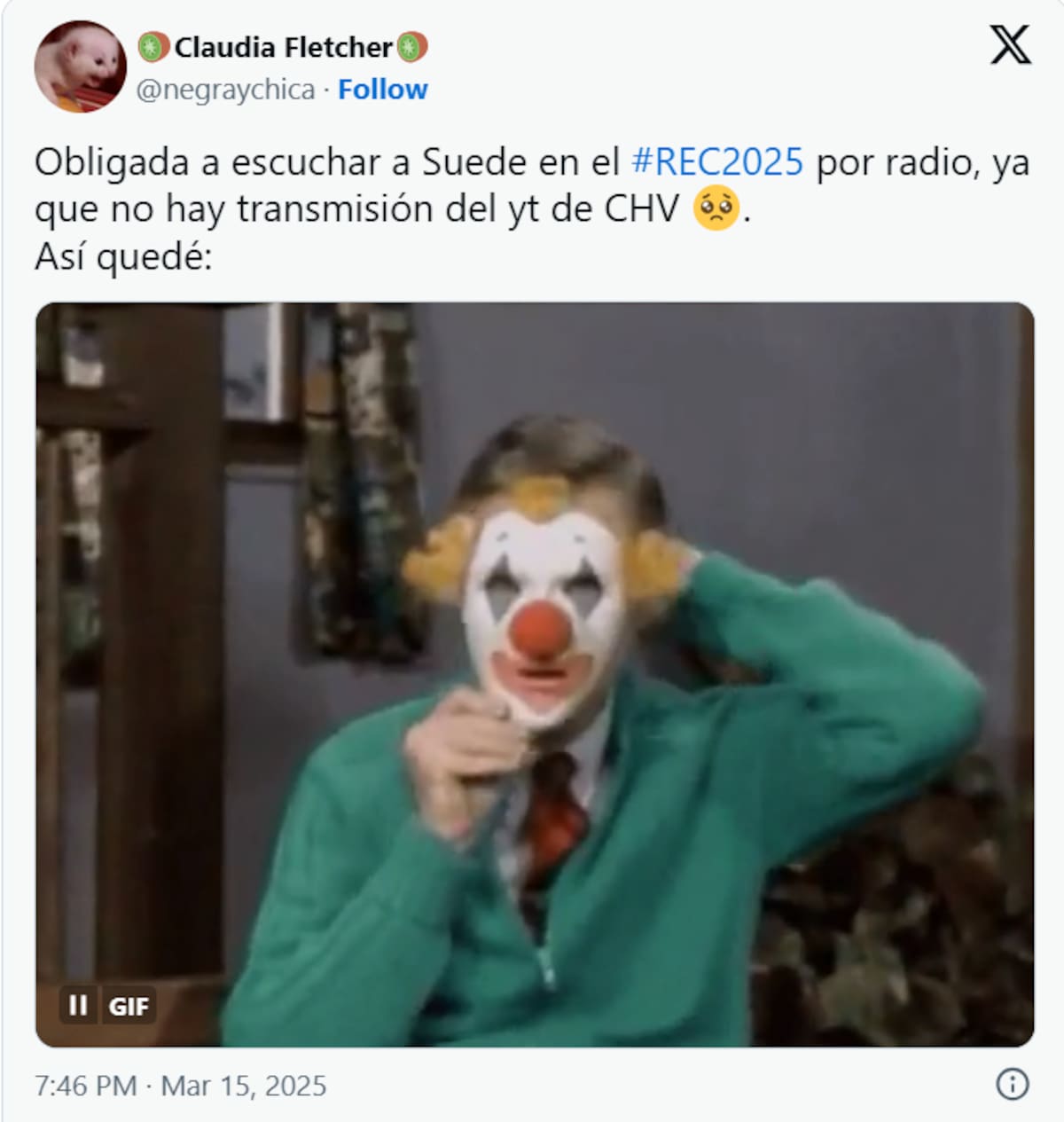 que el show de la banda británica en REC 2025 no fuera transmitida por streaming.