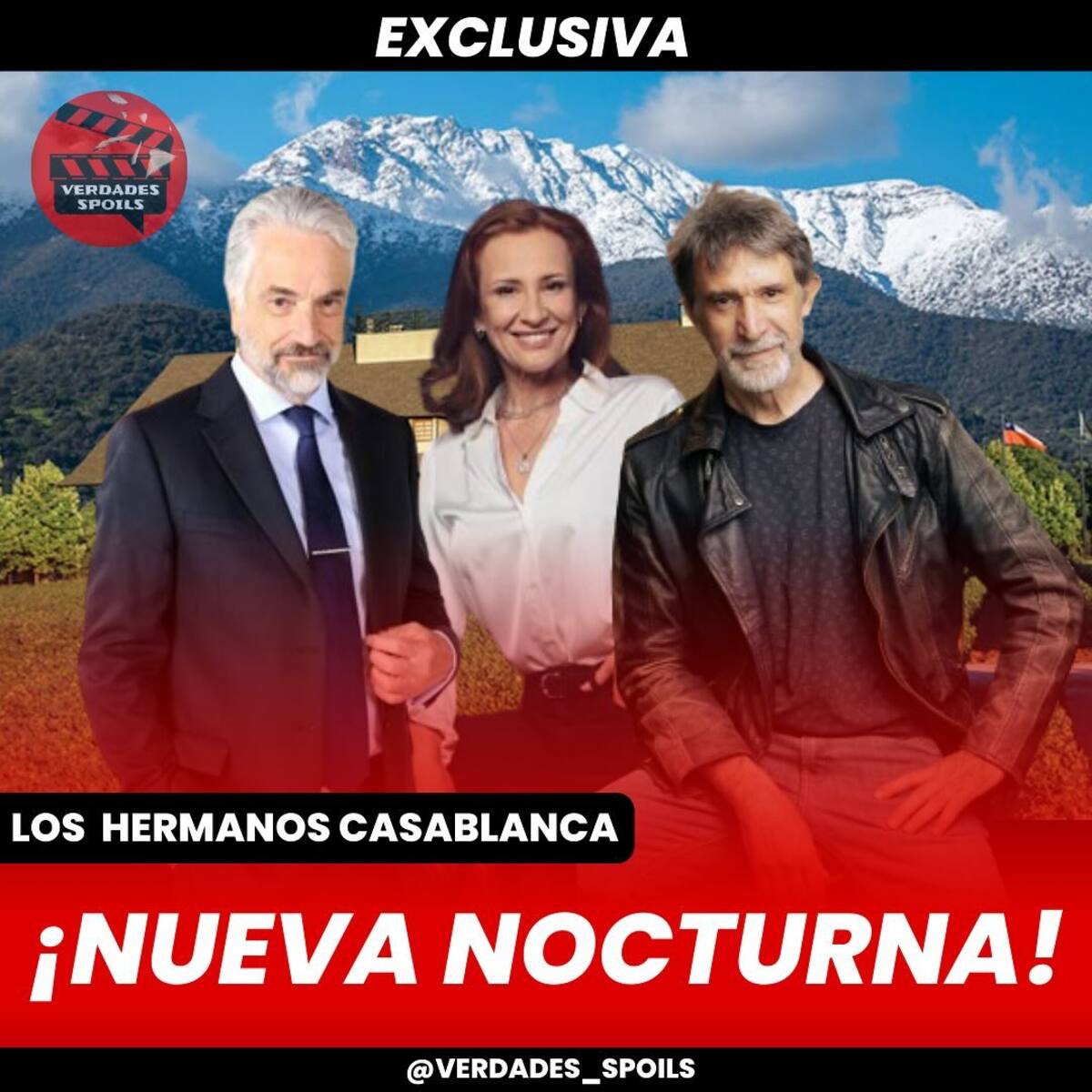 “Los Hermanos Casablanca” es el nombre de la nueva teleserie que prepararía Mega