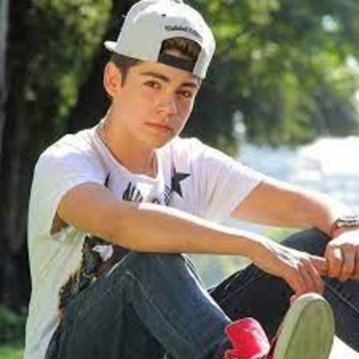 Un joven Gino Mella.