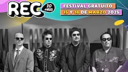 ¿A qué hora se presentarán Los Tres en el Festival REC 2025 y cómo verlo GRATIS vía streaming?