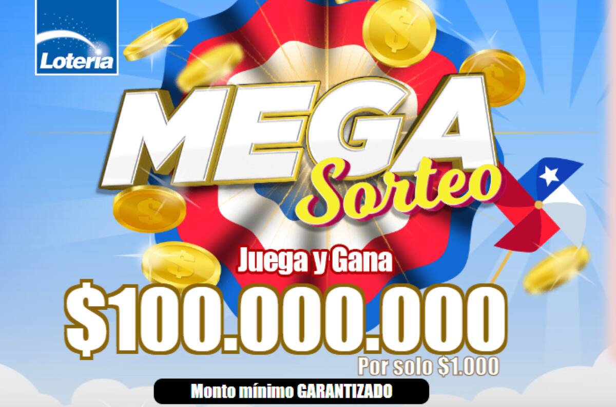 Lotería entregará $100 millones en Fiestas Patrias: ¿Cómo concursar en el “Mega Sorteo”?