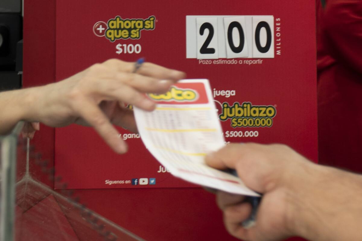 Mira los números ganadores de hoy.