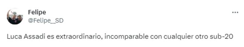 El mediocampista de la U recibió los elogios de los hinchas por su actuación ante Huachipato