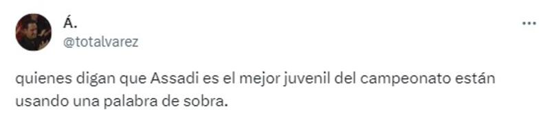 El mediocampista de la U recibió los elogios de los hinchas por su actuación ante Huachipato