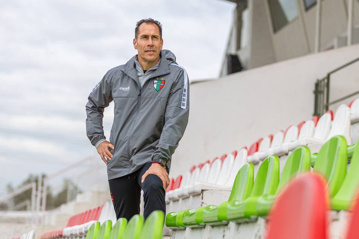 Lucas Bovaglio, director técnico Palestino. Foto: Felipe Escobedo