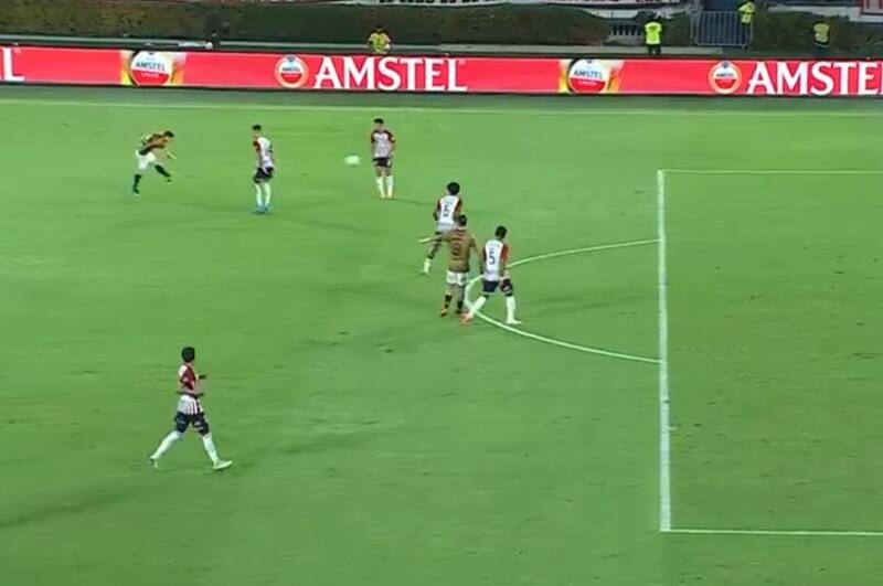 y un golazo ante Junior de Barraquilla.