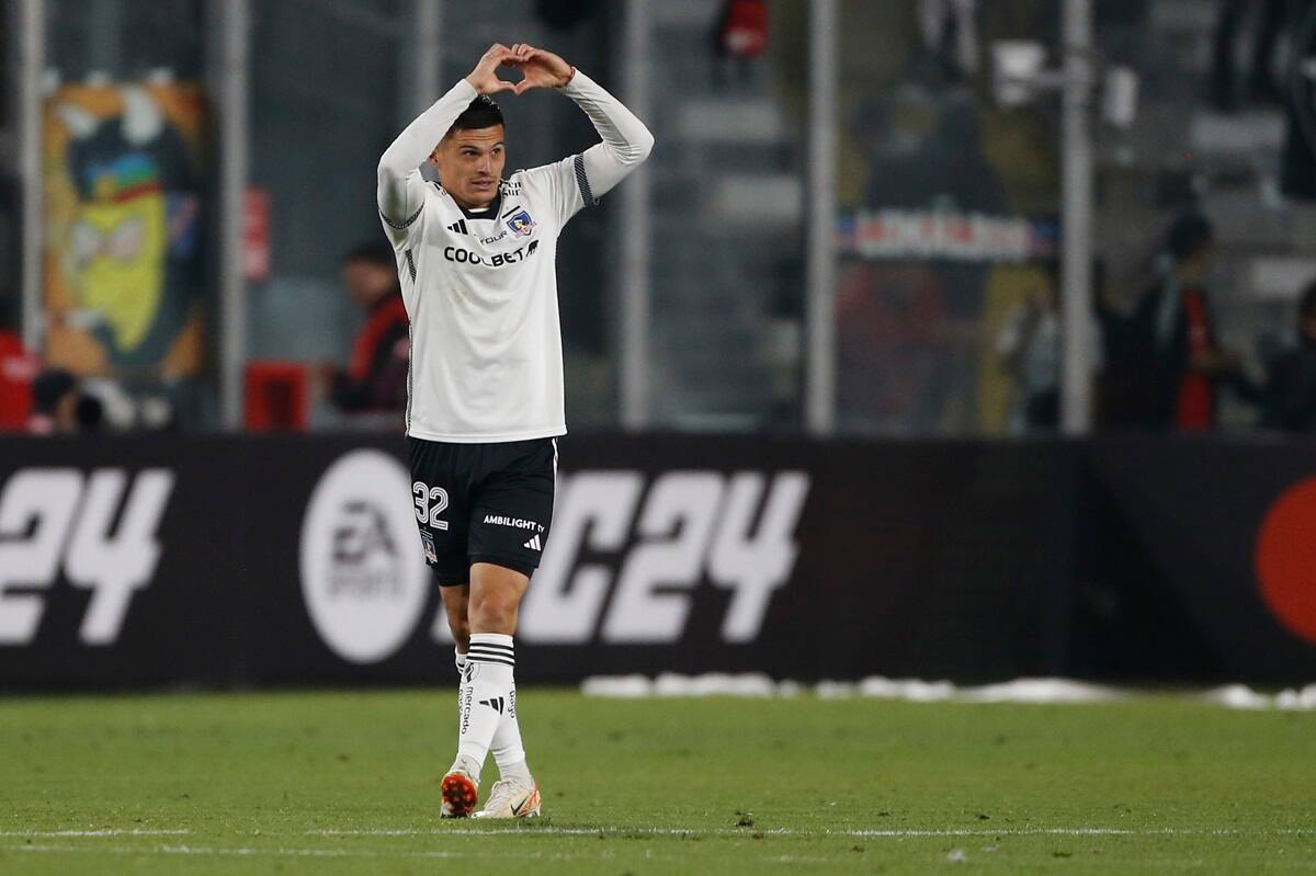 Anotó agónico gol en Copa Libertadores. Foto: Marcelo Hernandez/Photosport
