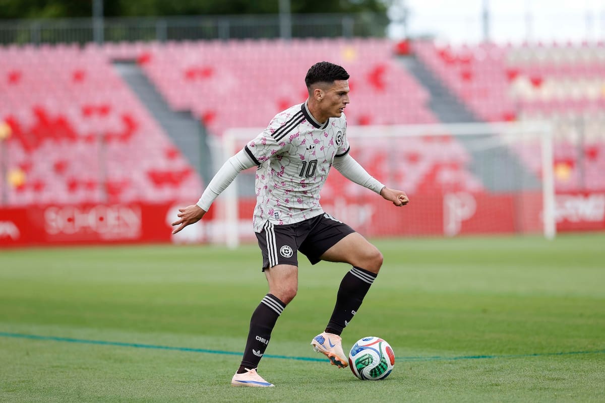 El delantero del Elche fue uno de los mejores de la Selección Chilena en la victoria ante RD Congo. Foto: Comunicaciones ANFP