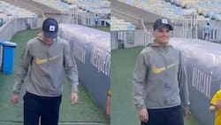 Lucas Cepeda se luce en sus vacaciones anotando “penal” en el Maracaná