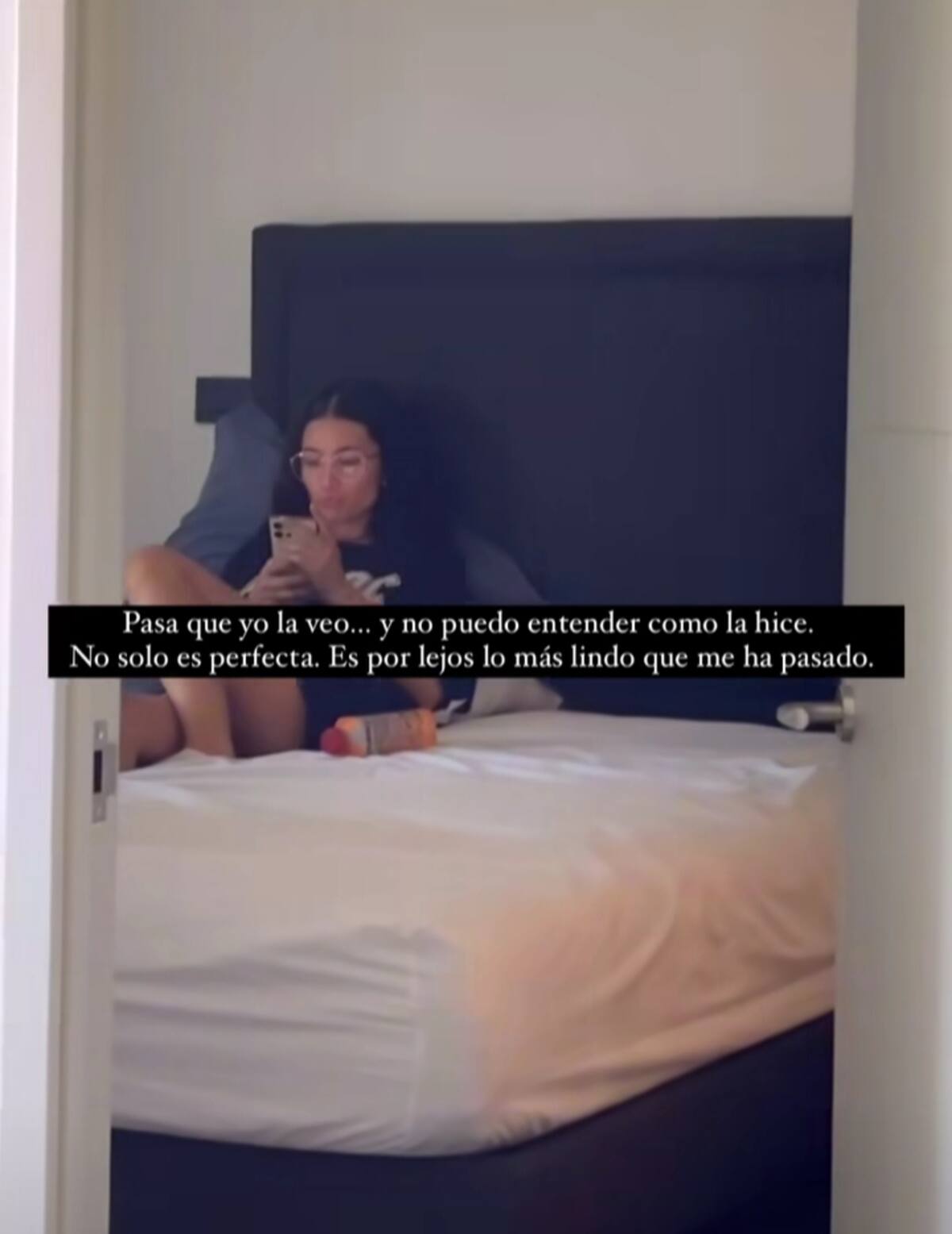 Lucas Crespo dedicó romántico video a Mait Phillips. Créditos: Instagram