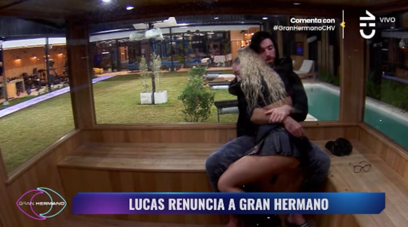 Lucas Crespo se sinceró con Francisca Maira. Foto: CHV.