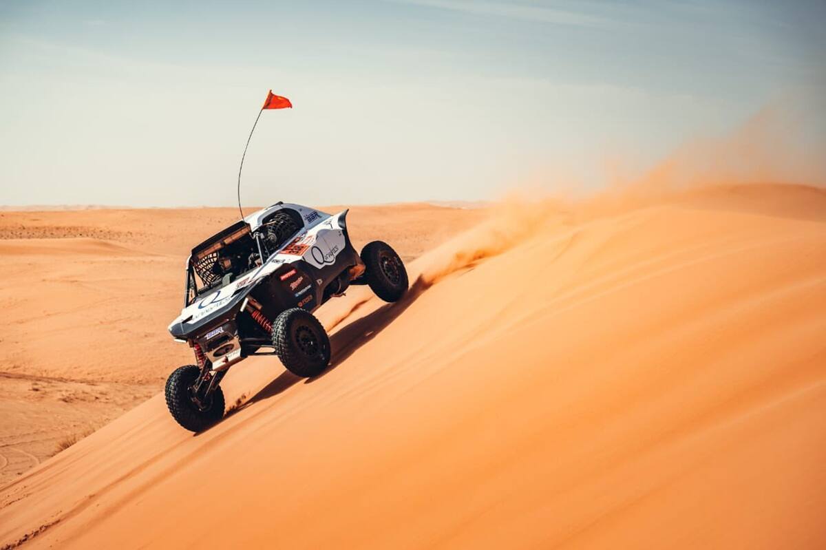 Pelea el título en el Rally Dakar. Foto: Team Chile