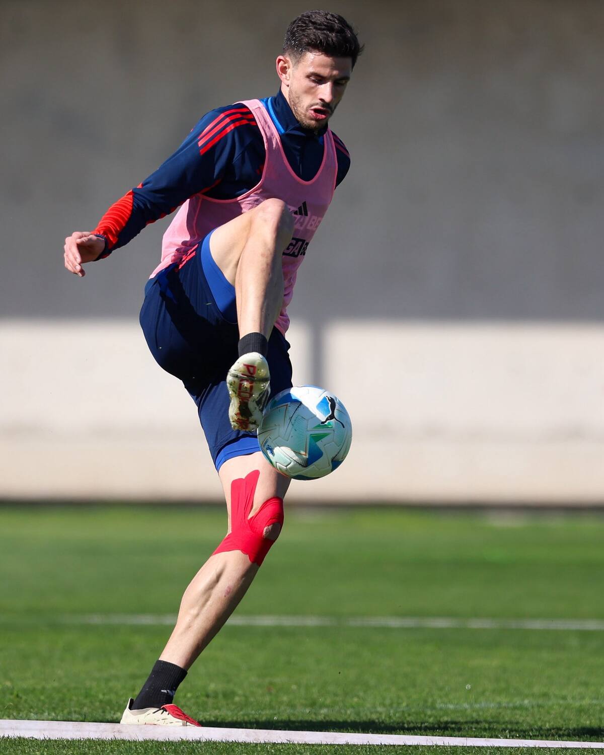 Entrena con normalidad en la U. Foto: @udechile
