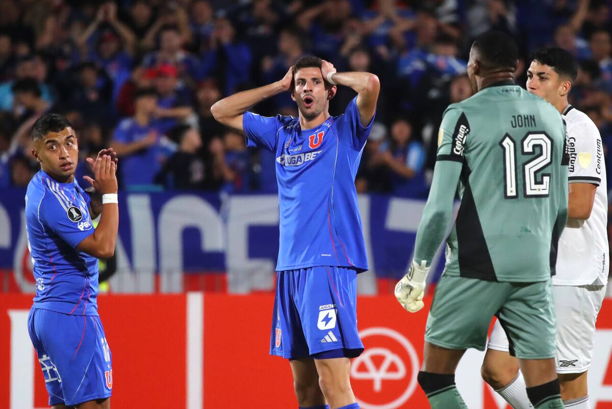 Delantero de Universidad de Chile. Foto: Aton.