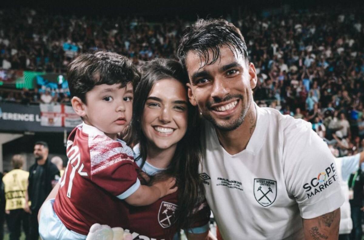 Esposa de Lucas Paquetá revela cómo tratan a las familias de los jugadores en los estadios de la Premier League