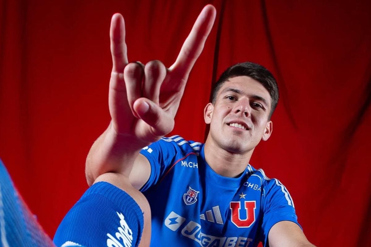 El paraguayo es nuevo refuerzo de la U. Foto: Universidad de Chile.
