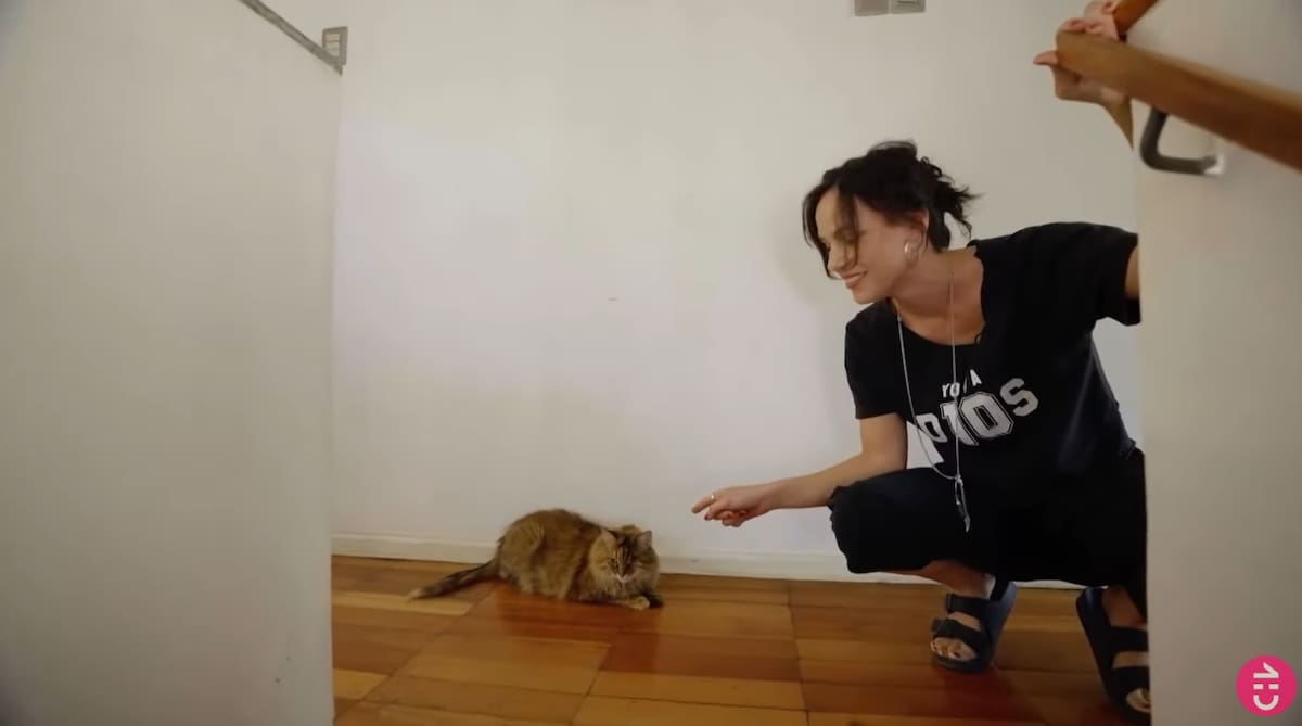 Así fue la simpática presentación del animal.