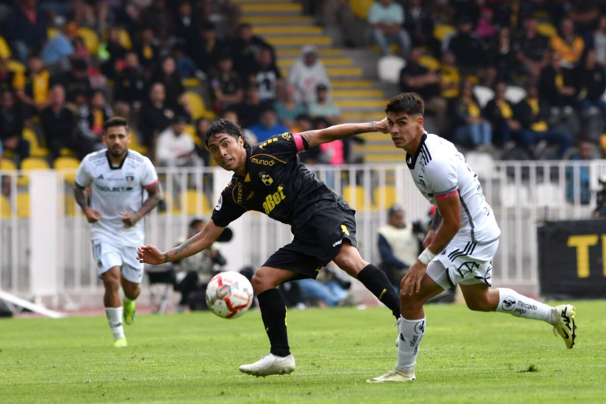 en el partido de Coquimbo Unido frente a Colo Colo por el Campeonato Nacional.
