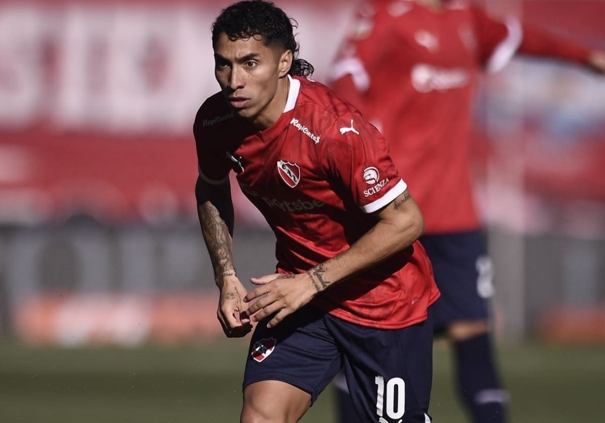 El volante no la pasa bien en Independiente de Avellaneda.