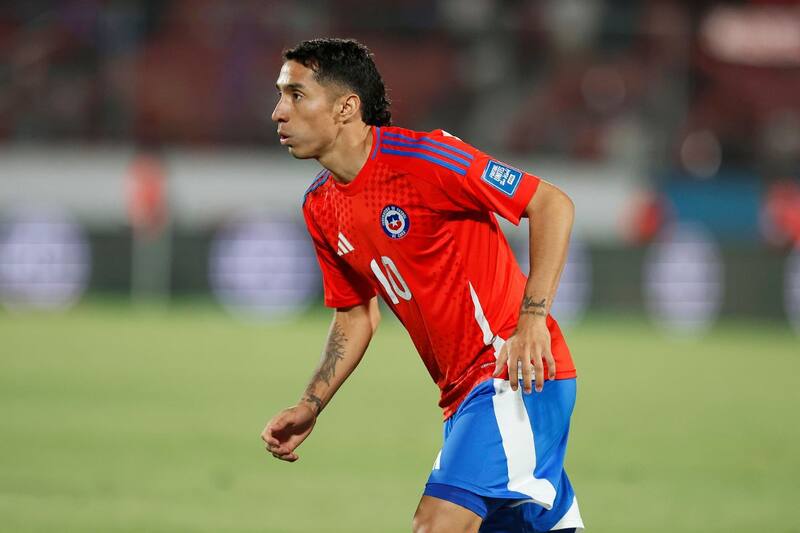 El volante jugó por la Selección Chilena en el último partido contra Venezuela.
