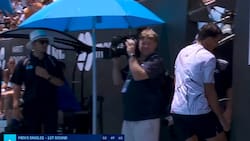 VIDEO | Increíble: eliminó a Garin del Australian Open... ¡y se fue corriendo al baño!