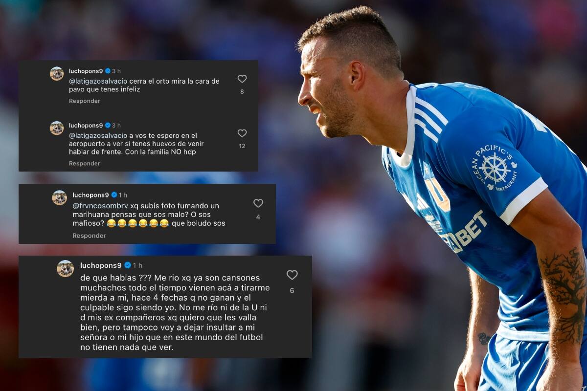 El delantero le respondió a los hinchas en su cuenta de Instagram