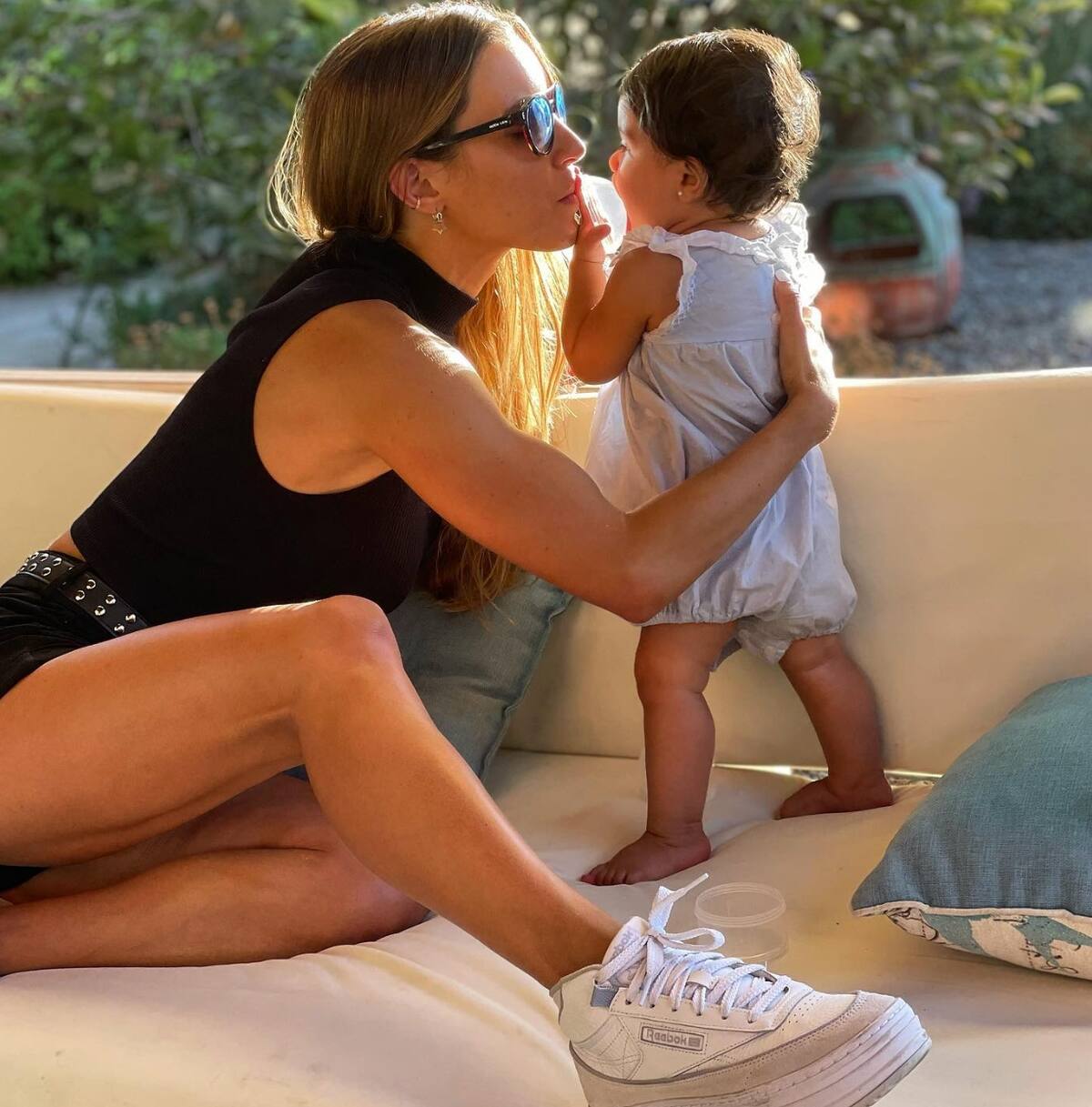 Lucila Vit y su hija con Rafael Olarra, Agustina, quien cumplió un año / Créditos: Instagram